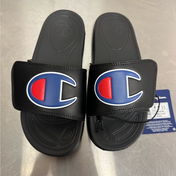 Champion Mega Slide Sandals, Black, Women's Size 6 - Picture 6 of 6